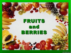 Fruits and Berries презентація на англійській мові