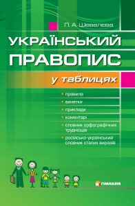 Підручник Українська мова – правопис у табли...